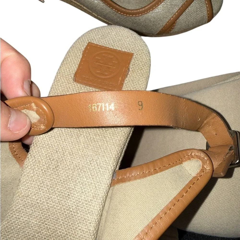 Tory Burch Majorca Platform Slingback Wedge Sandals - Size 39